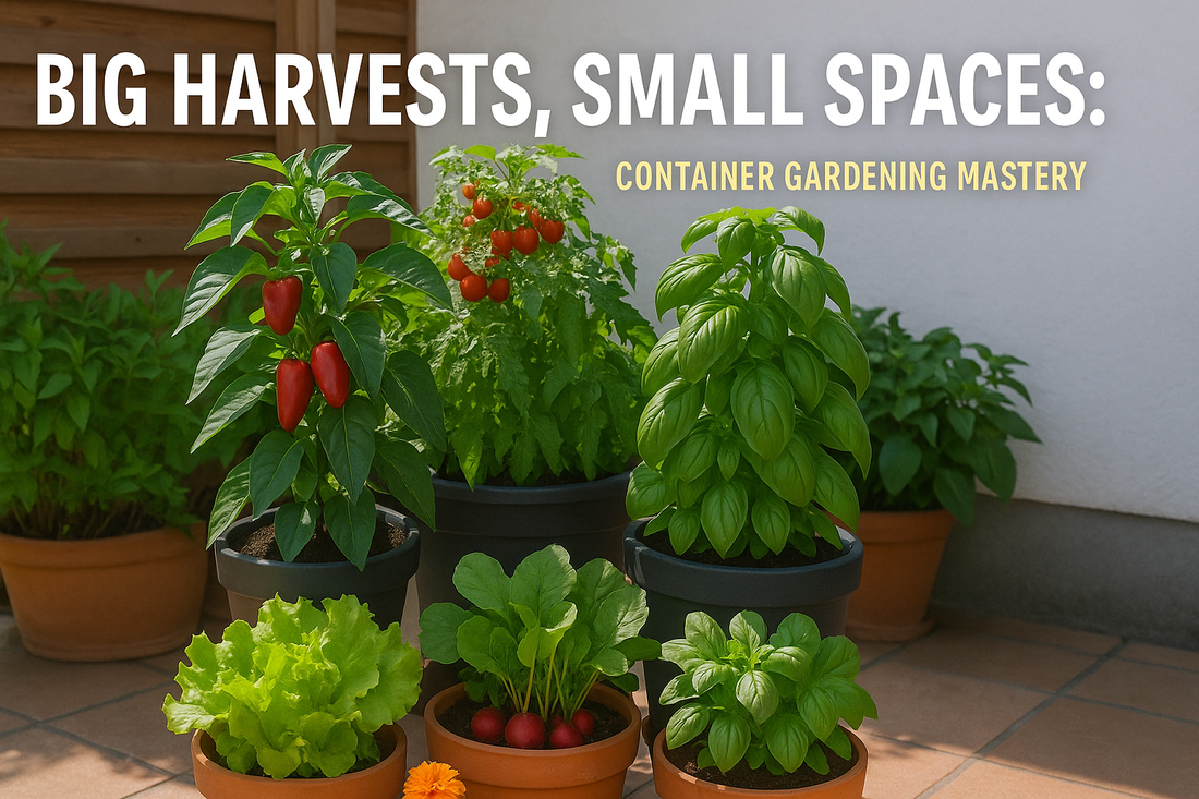 Big Harvests, Small Spaces: Container Gardening Mastery