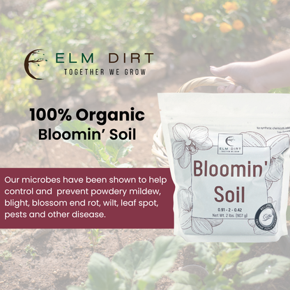 Bloomin' soil organic and microbe benefits