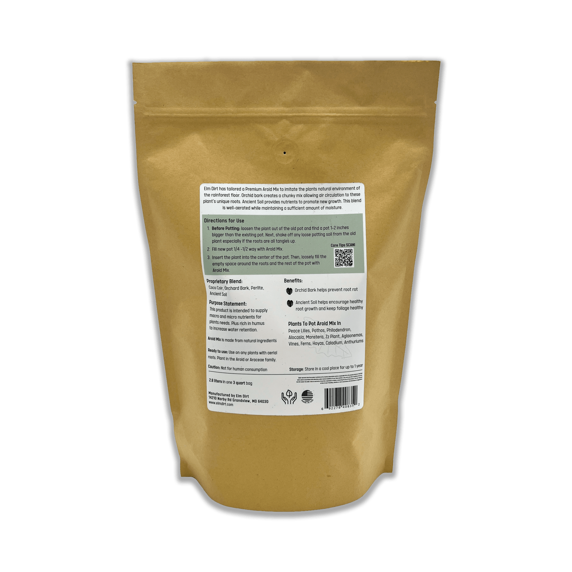 aroid mix for monstera Premium Aroid Mix For Tropical Plants – Elm Dirt