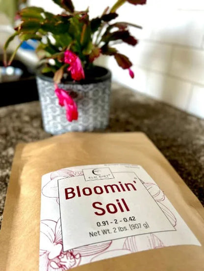 Bloomin' Soil - Organic Flower Booster for Bigger, Longer - Lasting Blooms - Elm Dirt - 