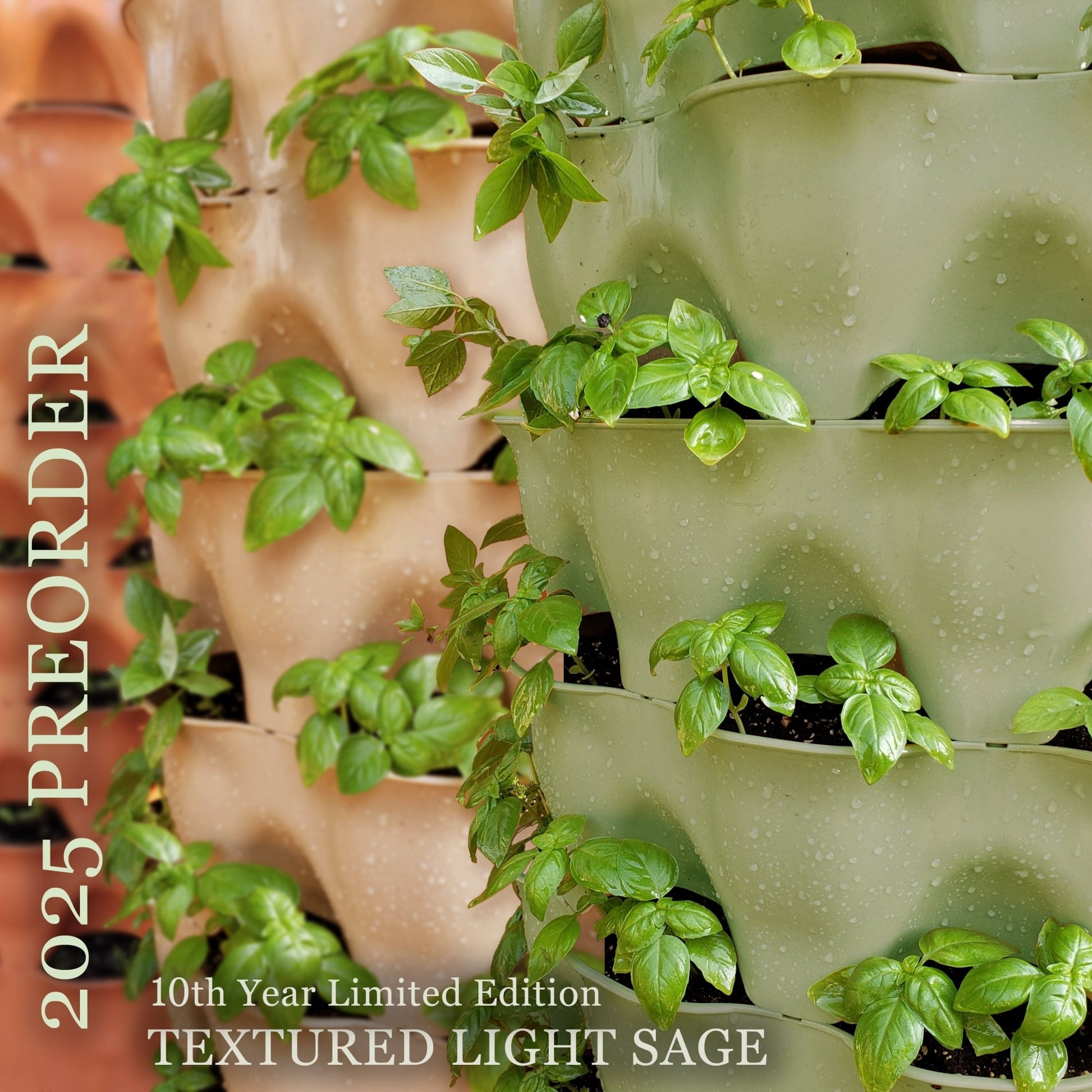 plant pot tower Garden Tower 2™, 50-Plant Composting Vertical Garden Planter – Elm Dirt